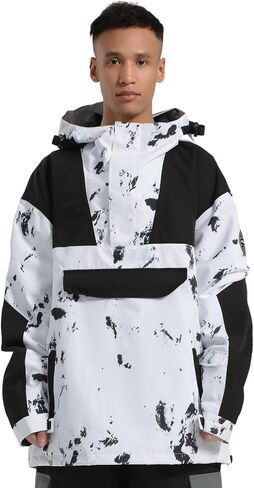 Mens Snowboard Jacket Ski Pullover Coat Warm Waterproof Windproof Men Snowboarding Jacket Winter Sports in Saudi Arabia