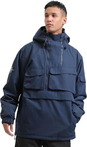 Mens Snowboard Jacket Ski Pullover Coat Warm Waterproof Windproof Men Snowboarding Jacket Winter Sports in Saudi Arabia