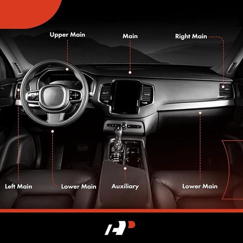 A-Premium HVAC Heater Blend Door Actuator Compatible with Toyota Camry 2012-2017, Main, Temperature, Mode, Recirculation, 3-PC Set in Kuwait