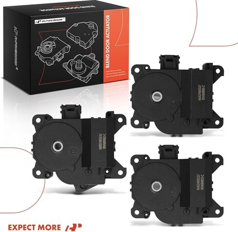 A-Premium HVAC Heater Blend Door Actuator Compatible with Toyota Camry 2012-2017, Main, Temperature, Mode, Recirculation, 3-PC Set in Kuwait