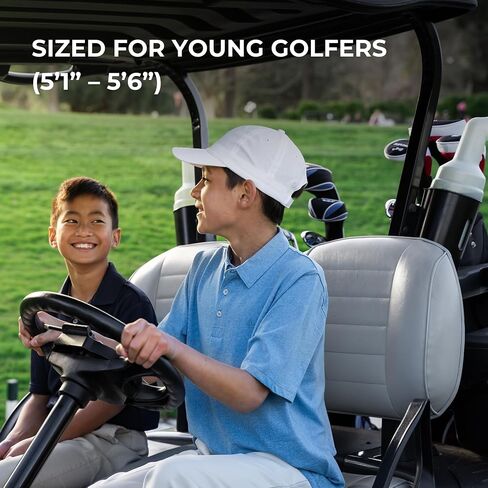 مجموعة الجولف الكاملة للمراهقين XD1 من Aspire تتضمن السائق، Fairway، Hybrid، 7، 8، 9، مكاوي إسفينية، مضرب، حقيبة حامل، 3 HC'S للمراهقين الذين تتراوح أعمارهم بين 13-16 يد يمنى - الارتفاع 5'1" - 5'6" in Kuwait