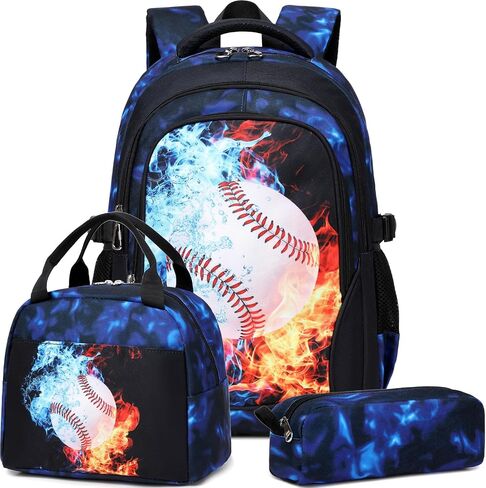 حقيبة الظهر Meisohua للأولاد المدارس 3pcs حقائب الظهر مع حقيبة كتب Box Box Kids for Boy خفيفة الوزن يوم الوهمية للأولاد في سن المراهقة in Kuwait