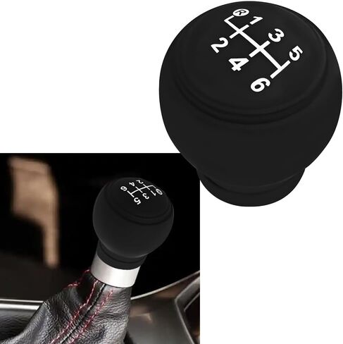 غلاف تحول العتاد 6 سرعات التحول مقبض الغطاء حامي مقابض السيليكون SILICONE SHIFTER ، مقابض شيفتر مهرجان السيارات أغطية واقية من انزلاق أغطية واقية من الانزلاق التلقائي (6 سرعات) in Kuwait