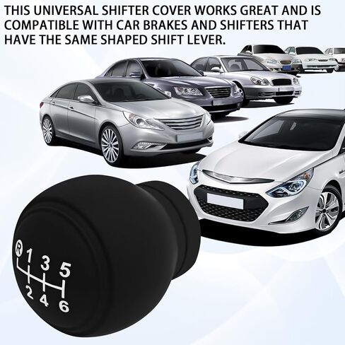 غلاف تحول العتاد 6 سرعات التحول مقبض الغطاء حامي مقابض السيليكون SILICONE SHIFTER ، مقابض شيفتر مهرجان السيارات أغطية واقية من انزلاق أغطية واقية من الانزلاق التلقائي (6 سرعات) in Kuwait