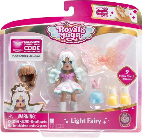 Royale High 3" Water Fairy Fashion Doll - 1 Figure with 9 Fashion Accessories - Virtual Item Code Included - Series 2 - Ages 5+ in Saudi Arabia