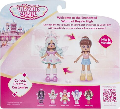 Royale High 3" Water Fairy Fashion Doll - 1 Figure with 9 Fashion Accessories - Virtual Item Code Included - Series 2 - Ages 5+ in Saudi Arabia