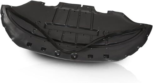 Allgood Front Engine Splash Shield Black PP متوافق مع Ford Mustang EcoBoost GT Premium V6 2015-2017 FR3Z17626B ، FO1228144 in Kuwait