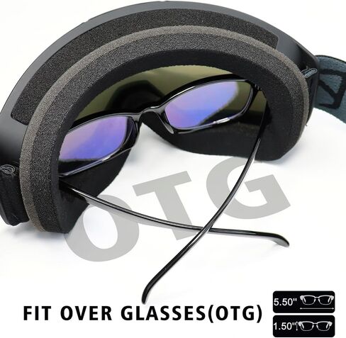 Dirt Bike ATV Goggles Motorcycle Gogglesfor Men Women Youth,UV400 Protection MX OTG Offroad Riding Racing Goggles in Kuwait
