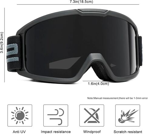 Dirt Bike ATV Goggles Motorcycle Gogglesfor Men Women Youth,UV400 Protection MX OTG Offroad Riding Racing Goggles in Kuwait
