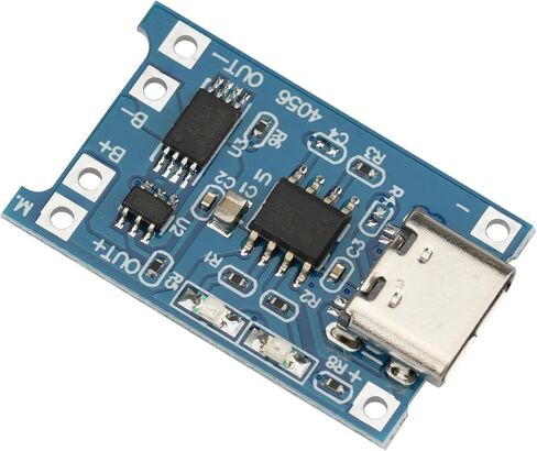 5 PCS TP4056 شحن الوحدة النمطية النوع-C USB 5V 1A 18650 وحدة شاحن بطارية الليثيوم مع لوحة شحن وظيفة الحماية in Saudi Arabia