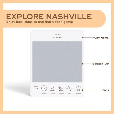 Tennessee Adventure Bucket List: 50 Scratch-Off Cards for Outdoor Activities, Tourist Attractions, and Road Trips - Perfect Travel Gift and Guide for Exploring in Kuwait
