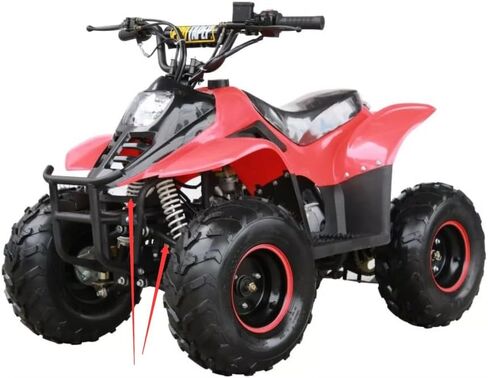 250 مم 10 "400 رطل امتصاص الصدمات الخلفي للدراجة الأوساخ ATV utv moped Quad Go Kart Drift Trike Trike Trike 4 Wheeler Tricycle Kazuma Taotao Roketa Jcl Lance Baja Coolster in Saudi Arabia