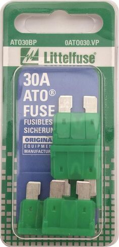 Littelfuse 0ATO030.VP ATO 32 Volt 30 Amp Carded Fuse, (Pack of 5) in Saudi Arabia