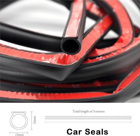 Type Rubber Door Seals Strips Sticker Adhesive Boot Trunk Pillar Seal(5 metres) in Saudi Arabia