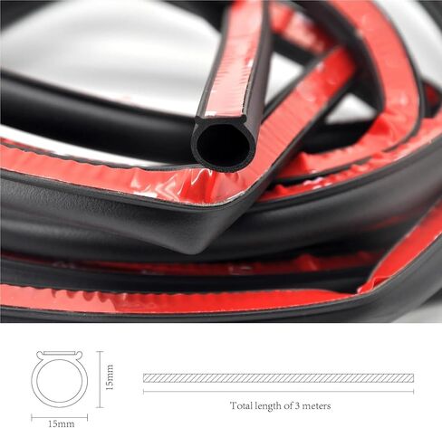 Type Rubber Door Seals Strips Sticker Adhesive Boot Trunk Pillar Seal(5 metres) in Saudi Arabia