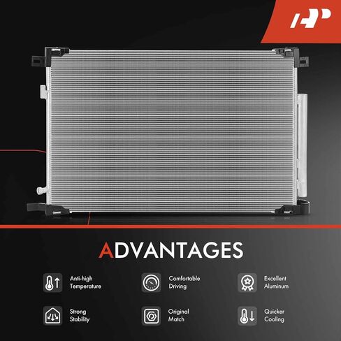 A-Premium Air Air Conference A/C Contenser متوافق مع Toyota 2018-2024 Camry ، 2019-2023 RAV4 ، 2019-2022 Avalon & Lexus ES350 2019-2022 ، NX250 2022-2023 in Kuwait