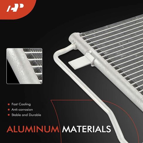 A-Premium Air Conditioning A/C Condenser Compatible with Ford Fusion 2006-2012 & Mercury Milan 2006-2009 & Lincoln MKZ 2007-2012, Zephyr 2006, 2.3L 3.0L 3.5L in Saudi Arabia