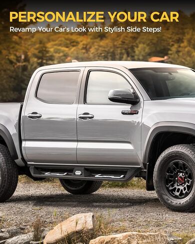 لوحات تشغيل Kyx لعام 2005-2023 Toyota Tacoma Double CAB ، خطوات جانبية Triple Tuble خطوات اثنين in Saudi Arabia