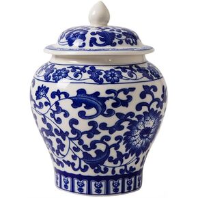 Decorative Ceramic Small urn. Commemorate a Loved one and Store The Ashes of Your pet Dog or cat. 3.5" Long x 5.1" high (Plum Blossom) in Saudi Arabia