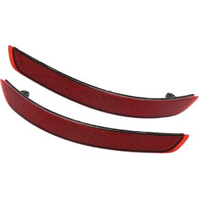 Motoforti Bumper Reflector Bumper Reflector Side Marker for Audi A3 2014-2016 Rear Plastic No.8VD945105/8V5945105A/8VD945106/8V5945106A Red Durable in Saudi Arabia