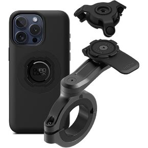 ربع قفل قفل دراجة نارية Mount Mount Pro - كبير مع الاهتزاز رطبة وحالة هاتف MAG لجهاز iPhone 16 Pro Max in Kuwait