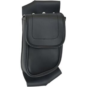 Daniel Smart Motorcycle Leather Crash Bar Bag - Right Side Saddlebag Guard bag Storage Pouch Snap Closure. (CRASH BAR BAG Right Side) in Kuwait