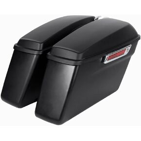 أكياس السرج الصلبة السوداء غير اللامعة لتجول هارلي ، FLHT ، FLHTCU ، FLHRC ، ROAD KING ، ROAD GLIDE ، GLIDE ، Electra Glide ، Ultra-Classic 2014-Later in Kuwait