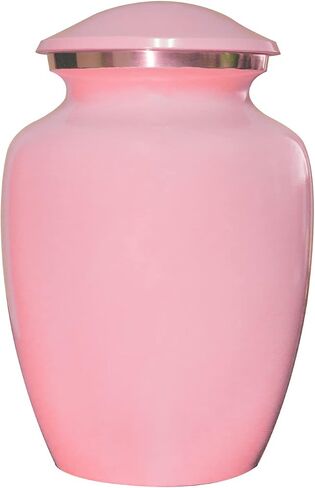 Pink Infant Cremation Urns, Urn for Cats, Dogs, Artwork Cremation Urn, Ash Urns with Personalized Engraving (Footprint) in Saudi Arabia