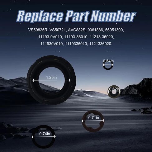 Engine Valve Cover Gasket Set Compatible with Lexus ES300h NX300h 2.5L, Toyota Avalon 2.5L, Camry 2.5L, Highlander 2.7L, RAV4 2.5L, Sienna 2.7L, Venza 2.7L, Scion tC 2.5L Replace# VS50825R in Saudi Arabia