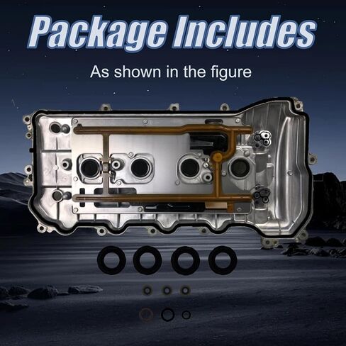 Engine Valve Cover Gasket Set Compatible with Lexus ES300h NX300h 2.5L, Toyota Avalon 2.5L, Camry 2.5L, Highlander 2.7L, RAV4 2.5L, Sienna 2.7L, Venza 2.7L, Scion tC 2.5L Replace# VS50825R in Saudi Arabia