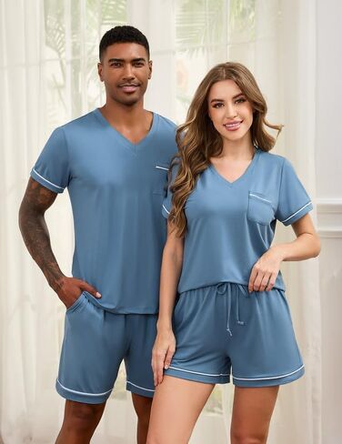 Litherday Womens Pajama مجموعات قصيرة الأكمام بيجاماس ناع in Kuwait