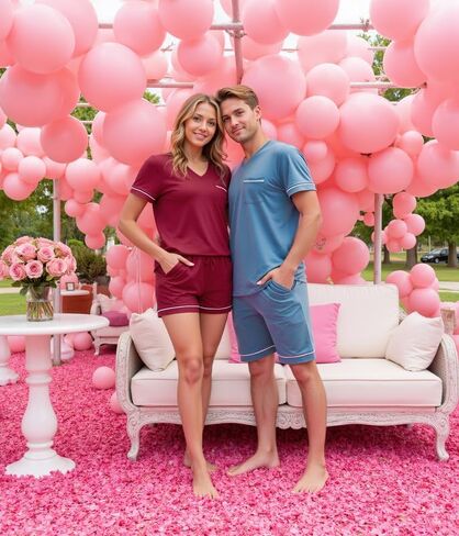 Litherday Womens Pajama مجموعات قصيرة الأكمام بيجاماس ناع in Kuwait