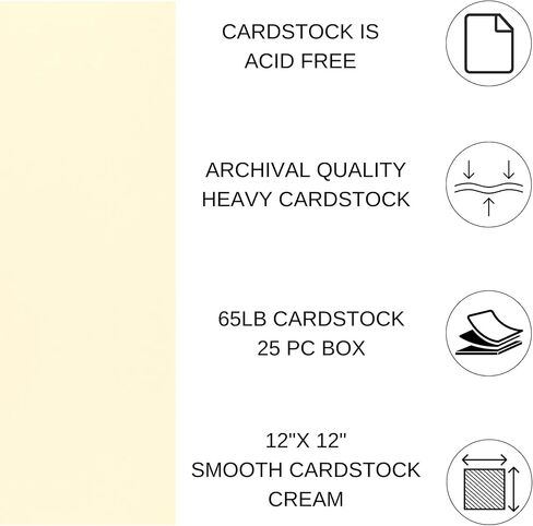 PA Paper Assacts Cardstock Pack 12 "× 12" لافندر ، ورقة ملونة ناعمة ، 65 رطلاً لتصنيع البطاقات ، ومكتبات القصاصات ، والطباعة ، والراحة والحرف ، و 25 قطعة in Kuwait