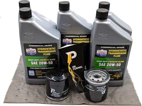 Lucas 5-Quart 20W-50 Hydrostatic Transmission Fluid Change Kit with 2-Filters, Prevents Corrosion in Saudi Arabia