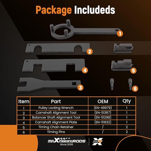 MaxPeedingRods محرك محرك قفل عمود الحدبات أدوات توقيت محاذاة أدوات توقيت لويك ل chevy ل GM من أجل Cruze Rx5 Roewe 1.5t 1.4 1.0 محرك ، استبدل EN-51367 ، EN-51632 ، EN-51298 in Kuwait