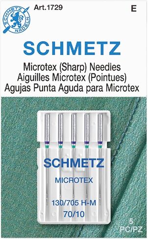 Microtex Sharp Machine Needles-Size 10/70 5/Pkg in Saudi Arabia