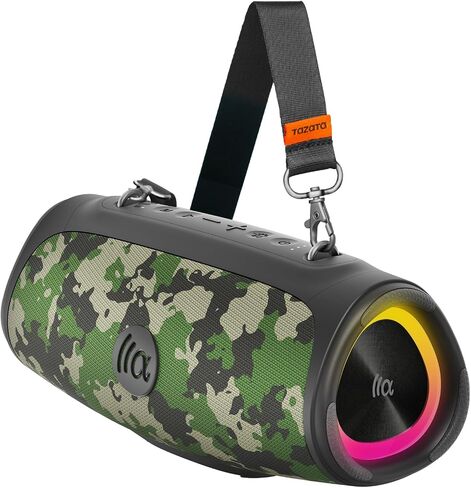 Portable Loud Bluetooth Speaker, 60W Large Subwoofer Wireless Bluetooth 5.3 with Powerbank USB Charge Out,Waterproof IPX7,Rugged Outdoor Boombox for Party,Camping,Beach,RV Life,Garage in Kuwait
