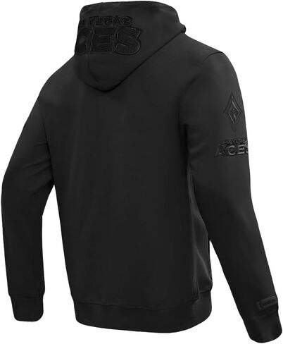 Mens WNBA Classic Triple Black Full Zip Hoodie in Saudi Arabia