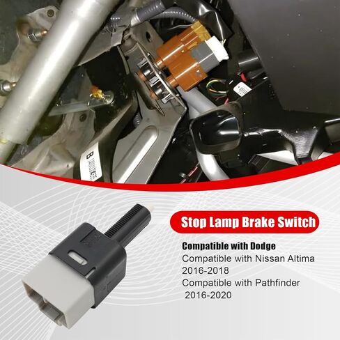 FZJDSD STOP LAMP Switch Switch Assembly 25320-AX11A 25320AX11A متوافق مع Nissan Altima 2016-2018 Pathfinder 2016-2020 ضوء الفرامل in Saudi Arabia
