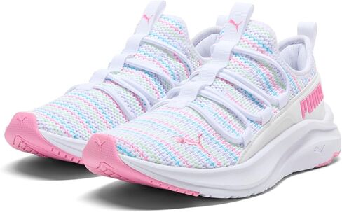 PUMA Softride One4All Sorbet (Big Kid) Puma Black/Passionfruit 5 Big Kid M in Saudi Arabia