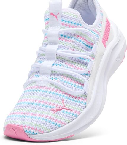 PUMA Softride One4All Sorbet (Big Kid) Puma Black/Passionfruit 5 Big Kid M in Saudi Arabia