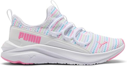 PUMA Softride One4All Sorbet (Big Kid) Puma Black/Passionfruit 5 Big Kid M in Saudi Arabia