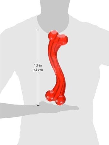 SPOT by Ethical Products - Play Strong - Trident Bone - Dog Toy for Aggressive Chewers Interactive Durable Dog Toy Red 6-Inch in Saudi Arabia