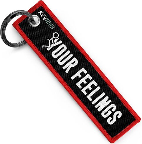 KEYTAILS Keychains, Premium Quality Key Tag for Cars, Trucks, Motorcycle, Sportbike, Scooters, ATV, UTV [F Your Feelings] in Kuwait