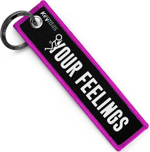 KEYTAILS Keychains, Premium Quality Key Tag for Cars, Trucks, Motorcycle, Sportbike, Scooters, ATV, UTV [F Your Feelings] in Kuwait