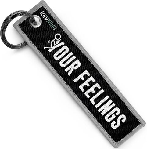 KEYTAILS Keychains, Premium Quality Key Tag for Cars, Trucks, Motorcycle, Sportbike, Scooters, ATV, UTV [F Your Feelings] in Kuwait