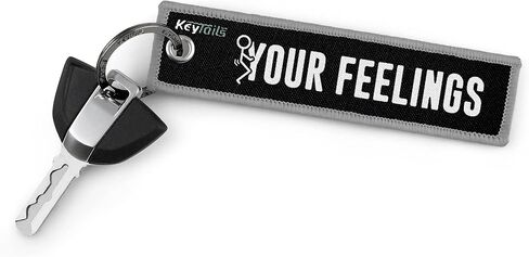 KEYTAILS Keychains, Premium Quality Key Tag for Cars, Trucks, Motorcycle, Sportbike, Scooters, ATV, UTV [F Your Feelings] in Kuwait