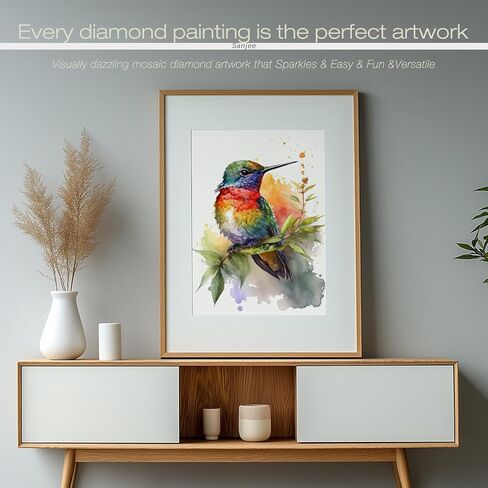 Sanjee Diamond Painting Kits for Adults, 5D DIY Pig Diamond Art Kits, Round Full Drill Diamond Dots Paintings Diamond Painting for Home Wall Decoration Gift, 12x16inch in Saudi Arabia