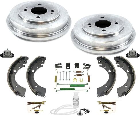 Replacement Part for Honda 2001-2005 Civic 1.7L W/Rear Brakes Drums Brake Shoe Set Cylinders 9pc Kit in Saudi Arabia