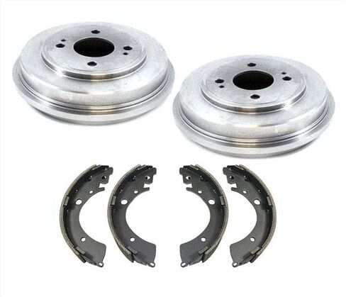 Replacement Part for Honda 2001-2005 Civic 1.7L W/Rear Brakes Drums Brake Shoe Set Cylinders 9pc Kit in Saudi Arabia